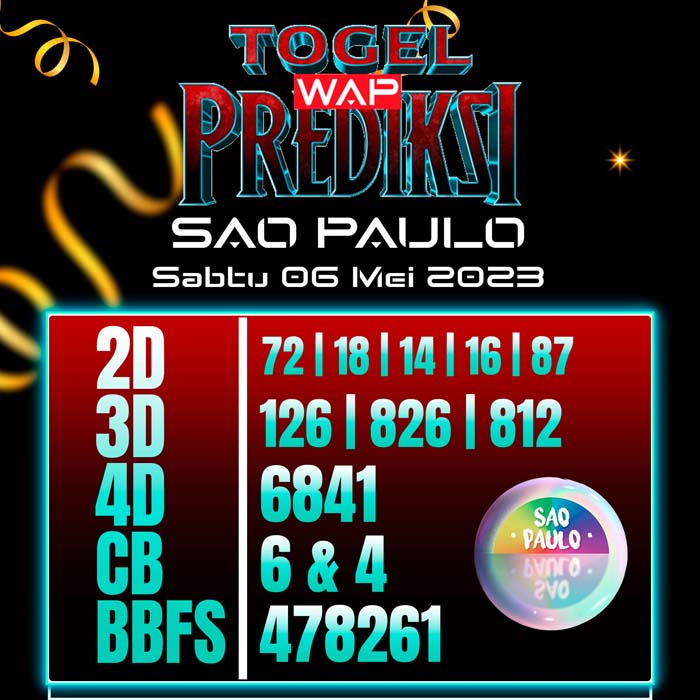 PREDIKSI TOGEL SAO PAULO