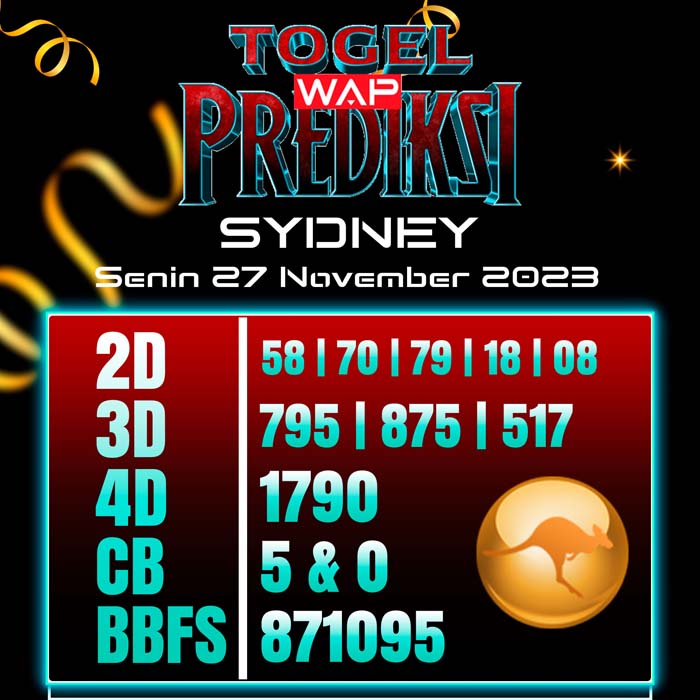 PREDIKSI TOGEL SYDNEY