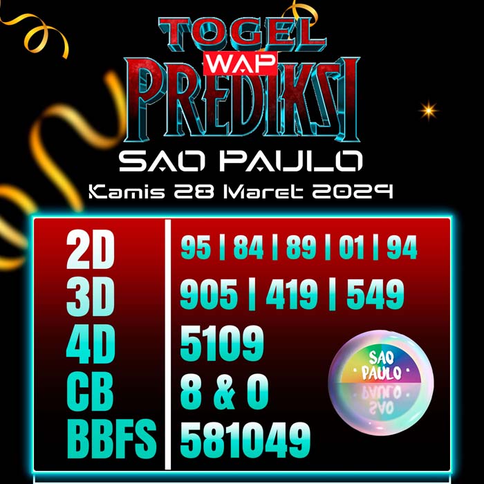 PREDIKSI TOGEL SAO PAULO