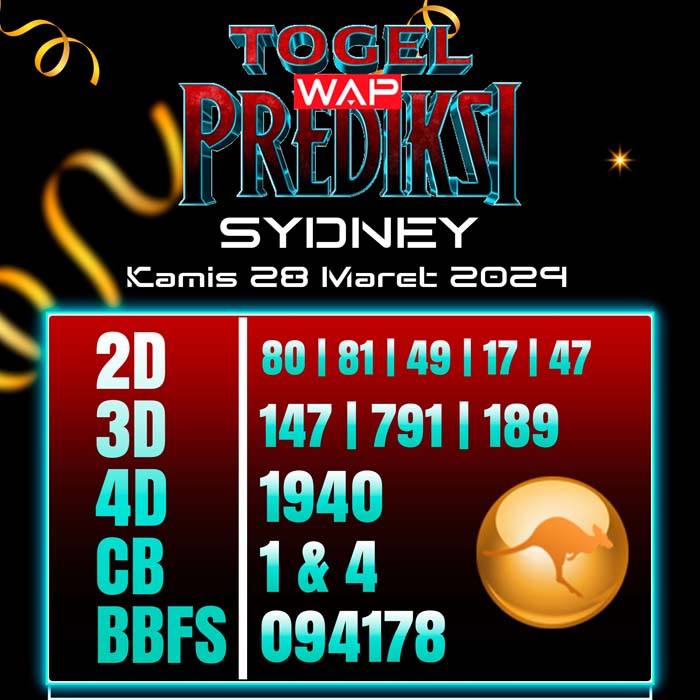 PREDIKSI TOGEL SYDNEY